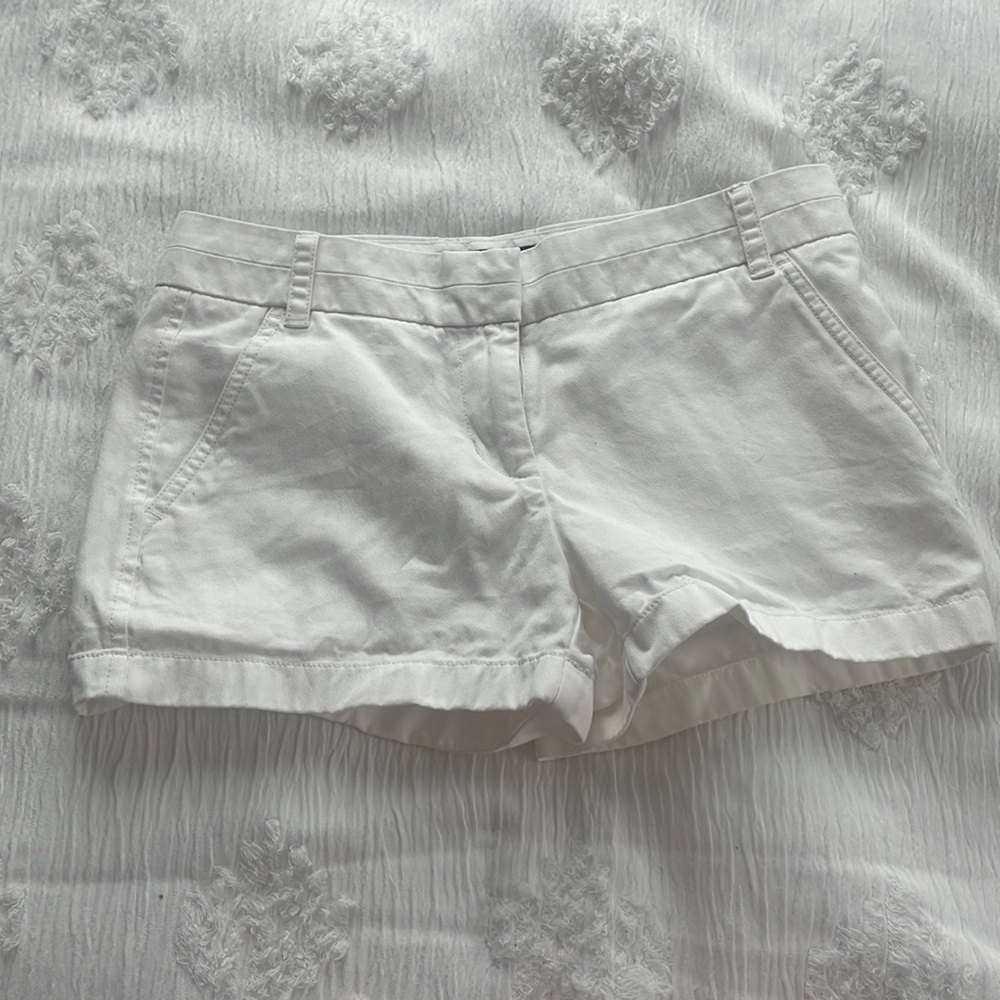 J. Crew Womens Size 2 White Shorts